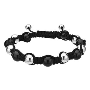 Iced Out DISCO BALL Stainless Steel Bracelet - MIX SMALL - Uni / čierna vyobraziť