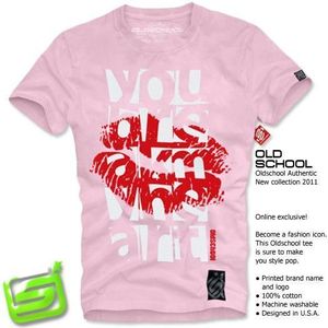 Old School T-shirt 4842 Pink - XL / ružová vyobraziť