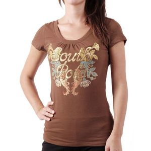 Southpole Ladies T shirt Brown - S / hnedá vyobraziť
