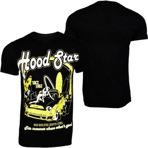 Hood Star Basic Style This Summer Chase Whats Good Men T-shirt - S / čierno-žltá vyobraziť