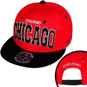 Raw Blue Cityline Chicago Men Snapback Cap - Uni / červená vyobraziť