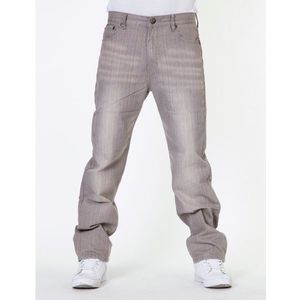 Raw Blue Denim Ice Men Straight Fit Jeans Grey - 40/32 / šedá vyobraziť