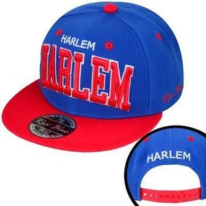 Raw Blue Harlem Men Snapback Cap - Uni vyobraziť