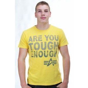Alpha Industries T-shirt Yellow - L / žltá vyobraziť