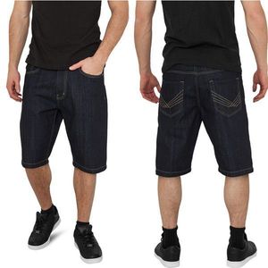 Urban Classics Loose Fit Jeans Shorts - 30 / tmavomodrá vyobraziť