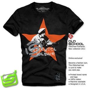 Old School Tshirt 2144black - L / čierna vyobraziť
