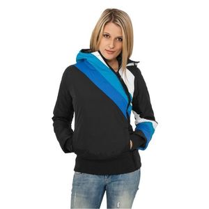 Ladies Sidezip Color Jacket Blk/blu - XS / čierno-modro-biela vyobraziť