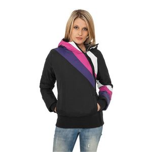 Ladies Sidezip Color Jacket Blk/pur - L / čierno-ružovo-fialová vyobraziť