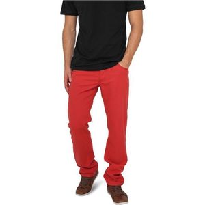 Urban Classics 5 Pocket Pants Rd - 32 / červená vyobraziť