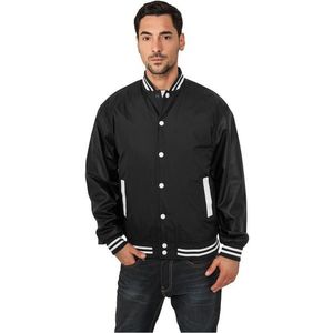 Urban Classics Light College Jacket Black - S / čierno-čierna vyobraziť