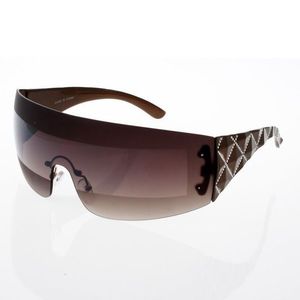 Iced Out Sunglasses 1569Sbrown - Uni / hnedá vyobraziť
