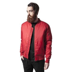 Pánska bunda bomber jacket červená vyobraziť