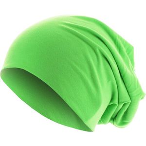 Master Dis Jersey Beanie Neongreen - Uni / zelená vyobraziť