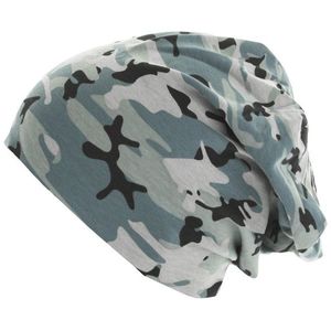 Master Dis Printed Jersey Beanie Cheetha Greycamo - Uni / šedá vyobraziť