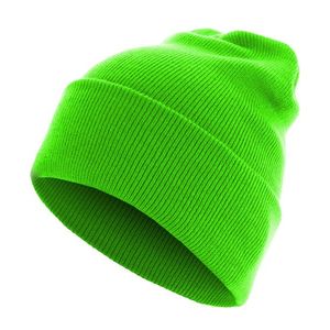 Master Dis Beanie Basic Flap Long Version Neongreen - Uni / zelená vyobraziť