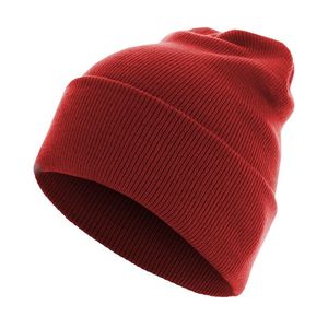 Master Dis Beanie Basic Flap Long Version Red - Uni / červená vyobraziť