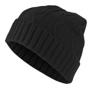 Master Dis Beanie Cable Flap Black - Uni / čierna vyobraziť