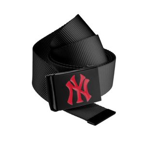 Master Dis MLB Premium Black Woven Belt Single Red - Uni / čierna vyobraziť