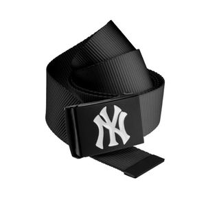 Master Dis MLB Premium Black Woven Belt Single White - Uni / čierna vyobraziť