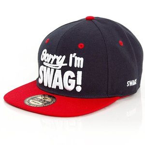 GangstaGroup Sorry I m Swag! Snapback Cap Navy Red - Uni vyobraziť