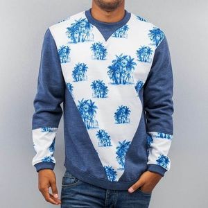 Just Rhyse Palms Sweatshirt Blue - M vyobraziť