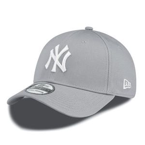 New Era 39thirty MLB League Basic NY Yankees Grey White - S/M vyobraziť