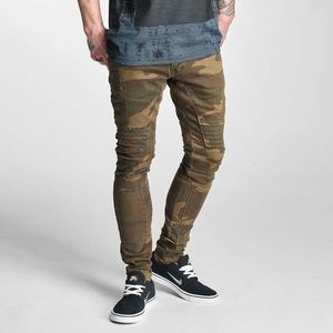 2Y Slim Fit Jeans Brown Camouflage - 29 vyobraziť