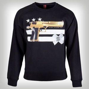 Blood In Blood Out Gun and Stripes Sweater - M vyobraziť