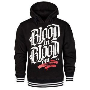 Blood In Blood Out Logo Hoodie Black - M vyobraziť