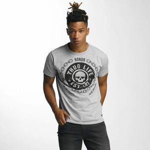 Thug Life Barley T-Shirt Gry Melange - 3XL vyobraziť