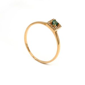 Zlatý dámsky prsteň SAMANTA green vyobraziť