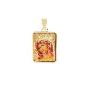 Zlatý medailón Ukrižovanie Krista vyobraziť