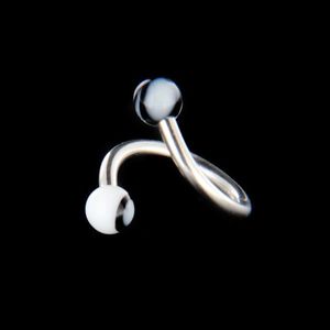 Strieborný piercing 15658 vyobraziť