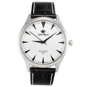 Elegantné pánske hodinky s koženým remienkom Gino Rossi 1273A-3A1 vyobraziť