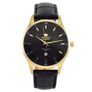 Pánske hodinky s koženým remienkom Gino Rossi Premium S8886A-1A4 vyobraziť