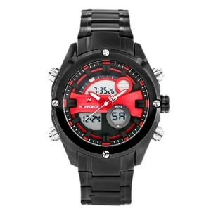 Trendové pánske hodinky v čierno- červené prevedení Naviforce NF9088M-C vyobraziť