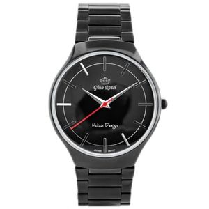 Čierne pánske hodinky Gino Rossi 10938B-1A1 vyobraziť