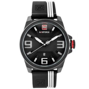 Pánske čierno - krémové hodinky Naviforce NF9098-B vyobraziť