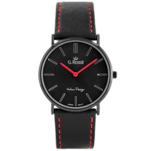 Pánske hodinky s červeným prešívaním G.Rossi 8709A2-1A3 vyobraziť