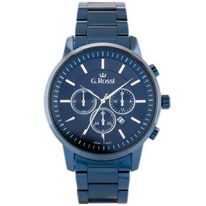 Pánske hodinky v modrom prevedení G.Rossi 6647B-6F1 vyobraziť