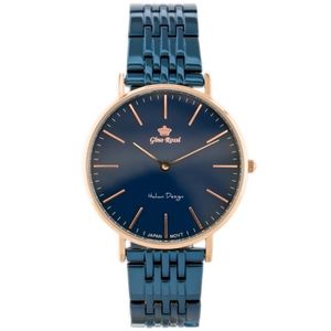 Pánske modré hodinky Gino Rossi 11014B-6F3 vyobraziť