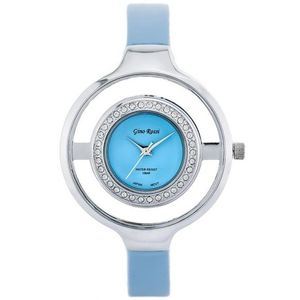 Krásne modré dámske hodinky Gino Rossi 8965A-6F1 vyobraziť