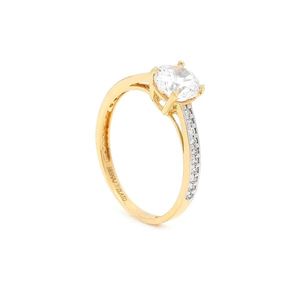 Zlatý zásnubný prsteň JASMINE yellow vyobraziť