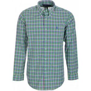 Košeľa "Broadcloth fancies" zo 100% bavlny od Ralph Lauren (zeleno-ružová) Veľkosť: M vyobraziť