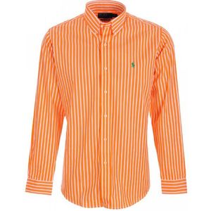 Košeľa "Broadcloth fancies" zo 100% bavlny od Ralph Lauren (oranžovo-biela) Veľkosť: M vyobraziť