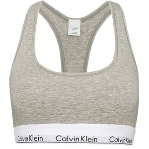 Calvin Klein - Bralette Cotton Stretch sivá-XS vyobraziť