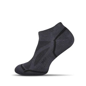 Členkové tmavošedé bambusové pánske ponožky vyobraziť