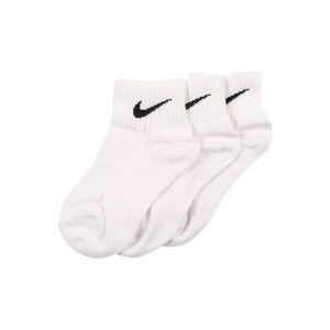 Nike Sportswear Ponožky 'Lightweight Quarter' čierna / biela vyobraziť