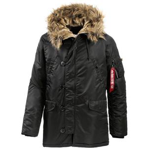 ALPHA INDUSTRIES Zimná parka 'N3B VF 59' čierna vyobraziť