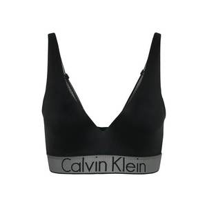 Calvin Klein Underwear Podprsenka 'PLUNGE' sivá / čierna vyobraziť